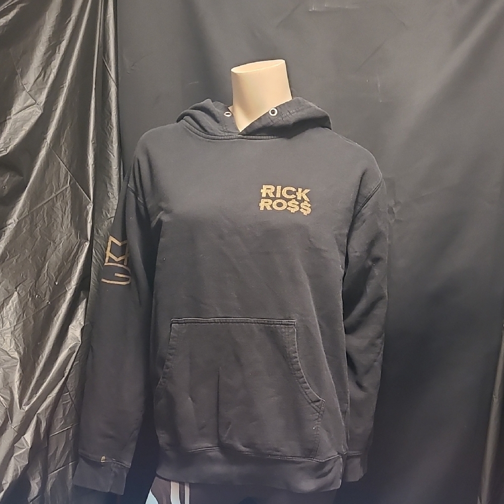Black Hoodie for Men RICK ROSS Tour Hoodie.